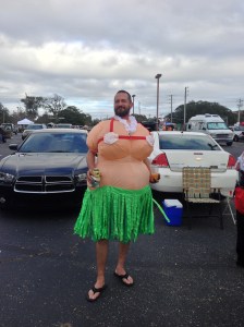 Fat Hula Girl Man