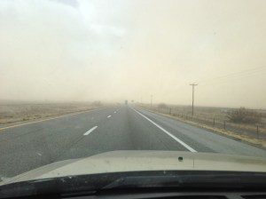 Sandstorm Across New Mexico
