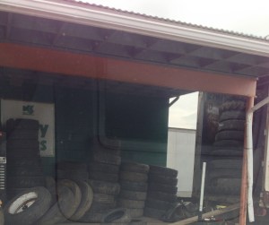 The tire shop where I got my tire fixed. First words I heard from someone when I got there? "You aren't from around here, are you." Note: that period is intentional. This was not a question.
