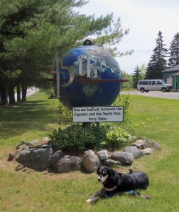 Personally, I preferred this gift shop marker on the 45th Parallel.