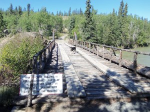 The sign reads "This historic building is being restored. Parts of the structure could be unstable. Please keep away from the building." I'm pretty sure this is the point in the trip where we can all reassure ourselves that Choppy cannot read.