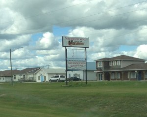 The name of this town is Waywayseecappo. And here I thought place names in Wisconsin were odd.