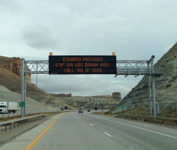 ...And then I saw this. Got it. I won't be picking up any hitchhikers.