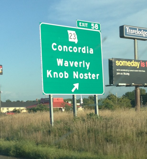 Yes, Knob Noster is a real town. It is not home to Beaver Drilling.