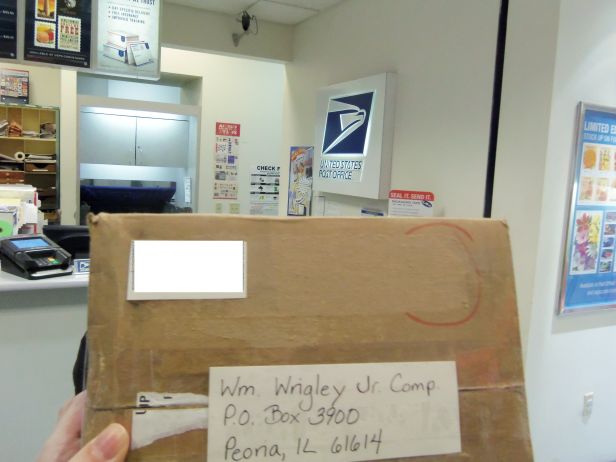 And then, off to the post office I went!