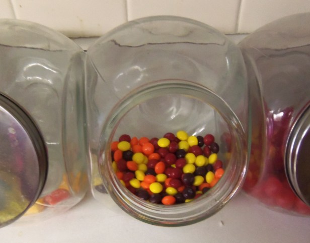 As I enjoyed a handful of Skittles in front of the television the other night, I discovered the horrible secret of the green Skittles. I promptly solved the problem by removing the offending Skittles from the jar. 