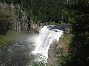 A pretty picture of Mesa Falls, in Idaho. I really have nothing funny to say about it. I just wanted to post a picture today.