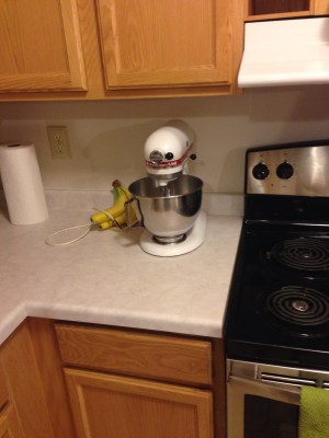 I needed my much beloved Kitchen-Aid mixer. 