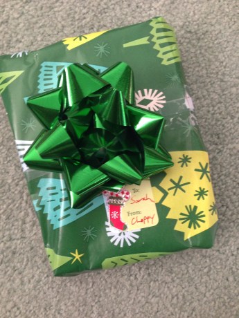 Despite dressing her up regularly throughout the year, apparently Choppy still decided I needed a gift! She's so thoughtful!