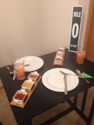 It turns out, the results were excellent. We ate everything (well, not all the sauces. But only because we ran out of French fried potatoes. Not because we didn't want to keep eating them). Success!