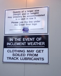 There isn't anything wrong with this sign, but I'm pretty sure it's more than vaguely dirty.