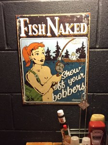 Inappropriate fishing signs are definitely related to alcohol.