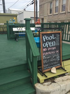 I, of course, stopped in to the Door County Dog Store. They had this very cool set of pools for the pups. Choppy would probably complain about the lack of dirty water in the pools. 