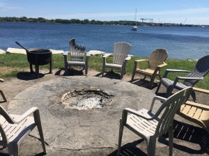 One popular activity in Door County is a fish boil. Here's a link that discusses what that is, and includes a picture of the very large fire that typically accompanies them. As you can see from this picture, sometimes things go slightly wrong with the fire portion of the fish boil.