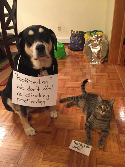 Proofreading Dog and Cat